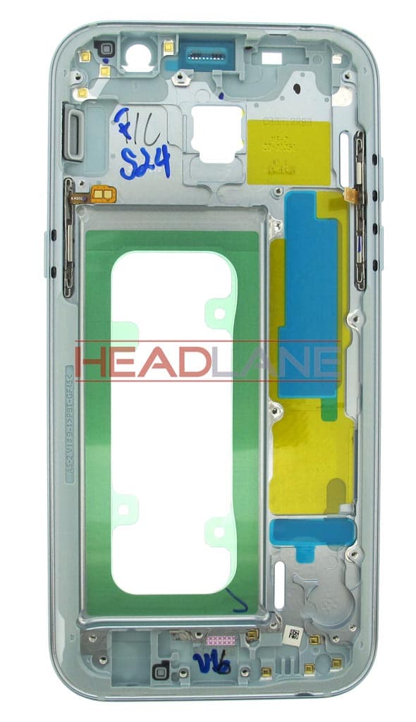 Samsung SM-A520 Galaxy A5 (2017) Middle Cover/Chassis - Blue - GH96-10623C - Samsung Replacement Part
