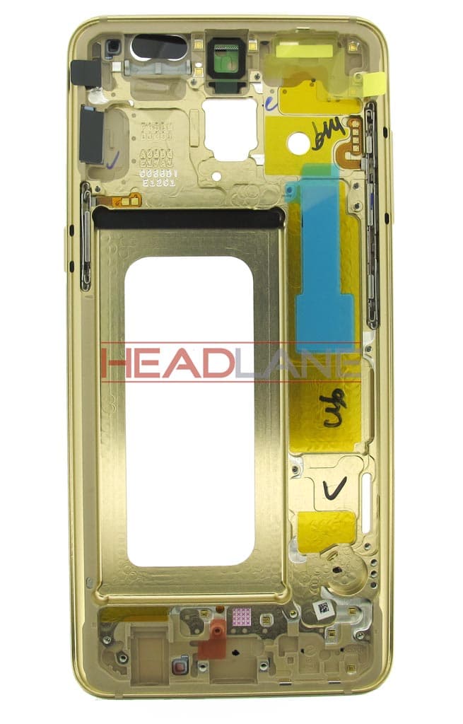 Samsung SM-A530 Galaxy A8 (2018) Front Cover - Gold - GH96-11295C - Samsung Replacement Part