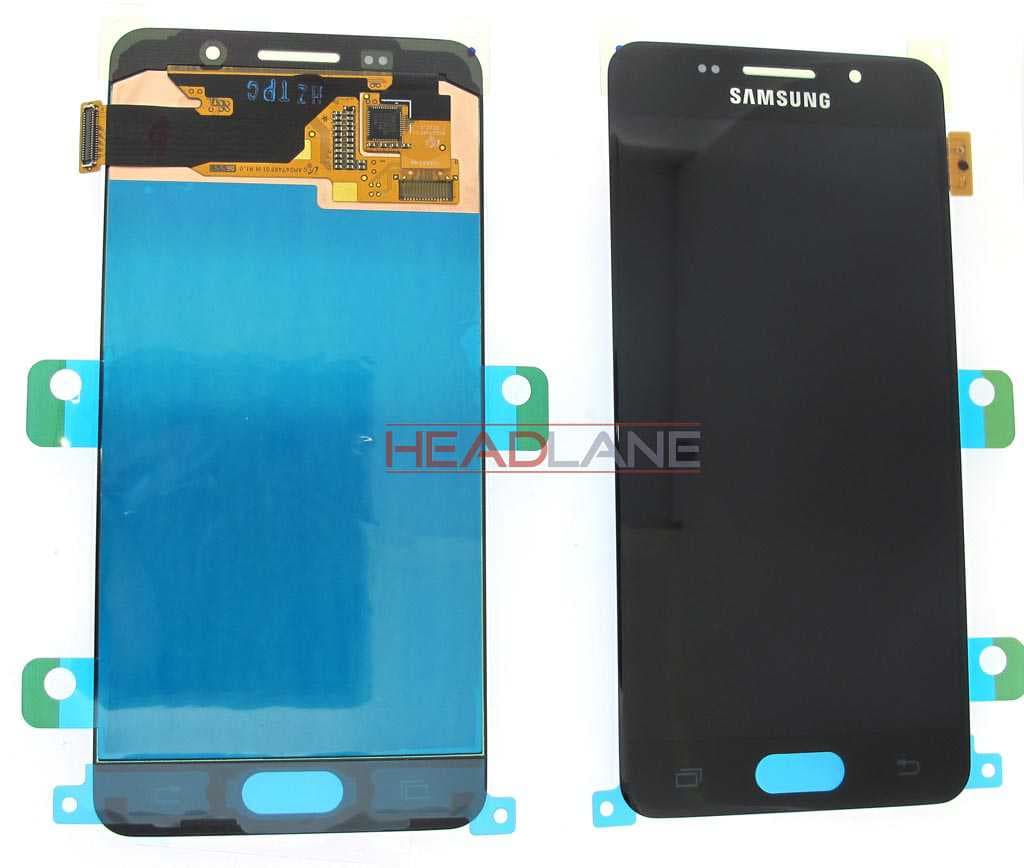 Samsung SM-A310 Galaxy A3 (2016) LCD Display / Screen + Touch - Black / Gold - GH97-19803B