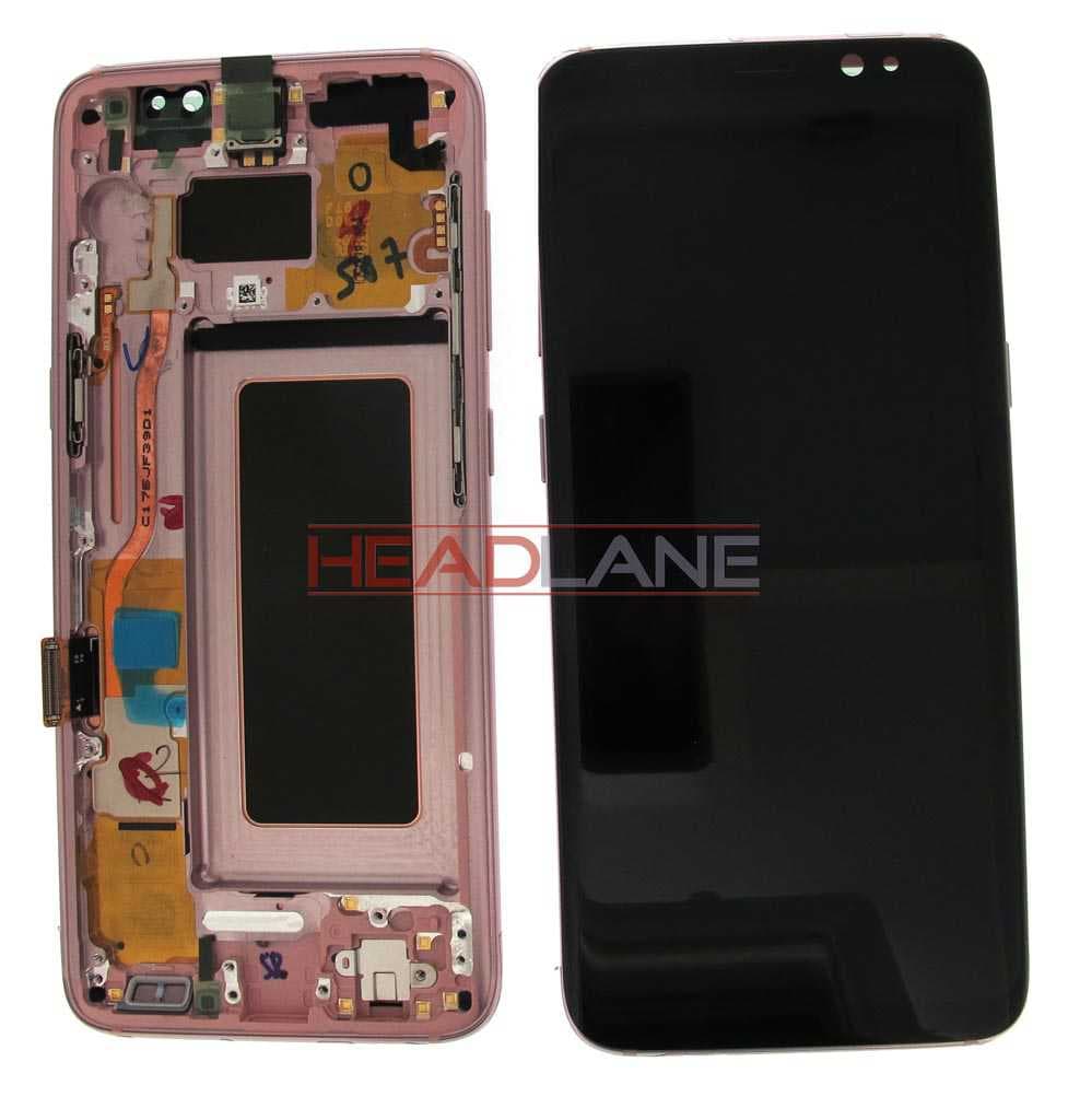 Samsung SM-G950 Galaxy S8 LCD Display / Screen + Touch - Pink - GH97-20457E - Samsung Replacement Part
