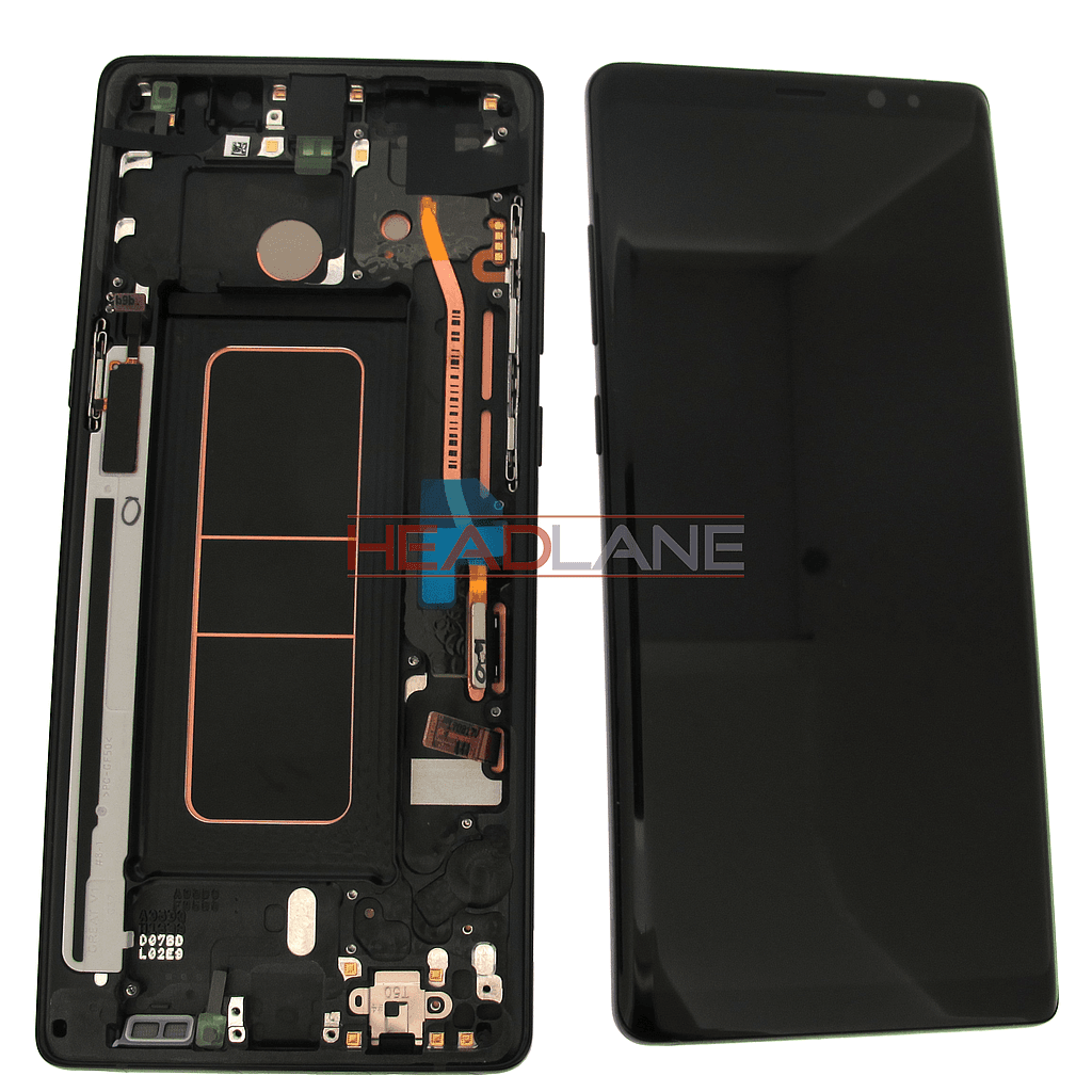 Samsung SM-N950 Galaxy Note 8 LCD Display / Screen + Touch - Black - GH97-21066A - Samsung Replacement Part