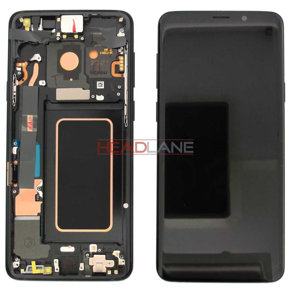 Samsung SM-G965F Galaxy S9+ LCD Display / Screen + Touch - Black - GH97-21723A - Samsung Replacement Part