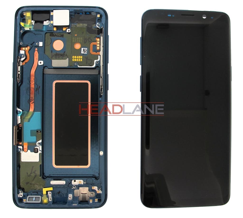 Samsung SM-G960F Galaxy S9 LCD Display / Screen + Touch - Blue - GH97-21697D - Samsung Replacement Part