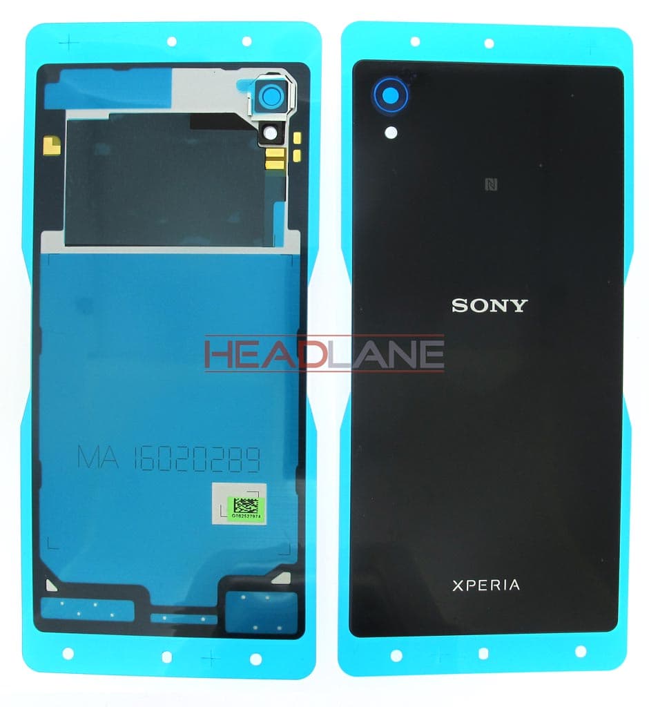Sony E2303 Xperia M4 Aqua Battery Cover - Black - 199TUL0012A - Sony Replacement Part