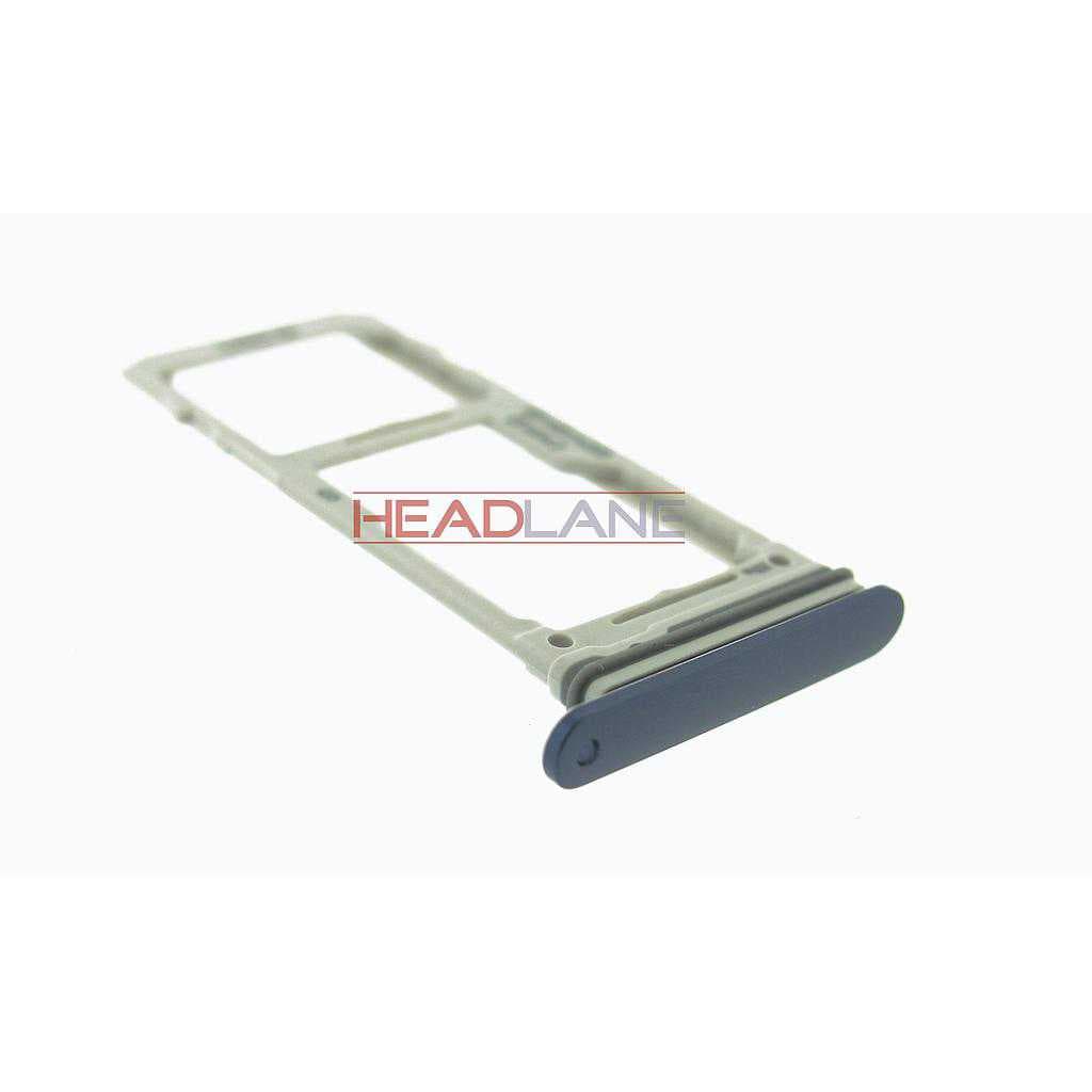 Samsung SM-G965F Galaxy S9+ Hybrid SIM Card Tray - Blue - GH98-42575D - Samsung Replacement Part