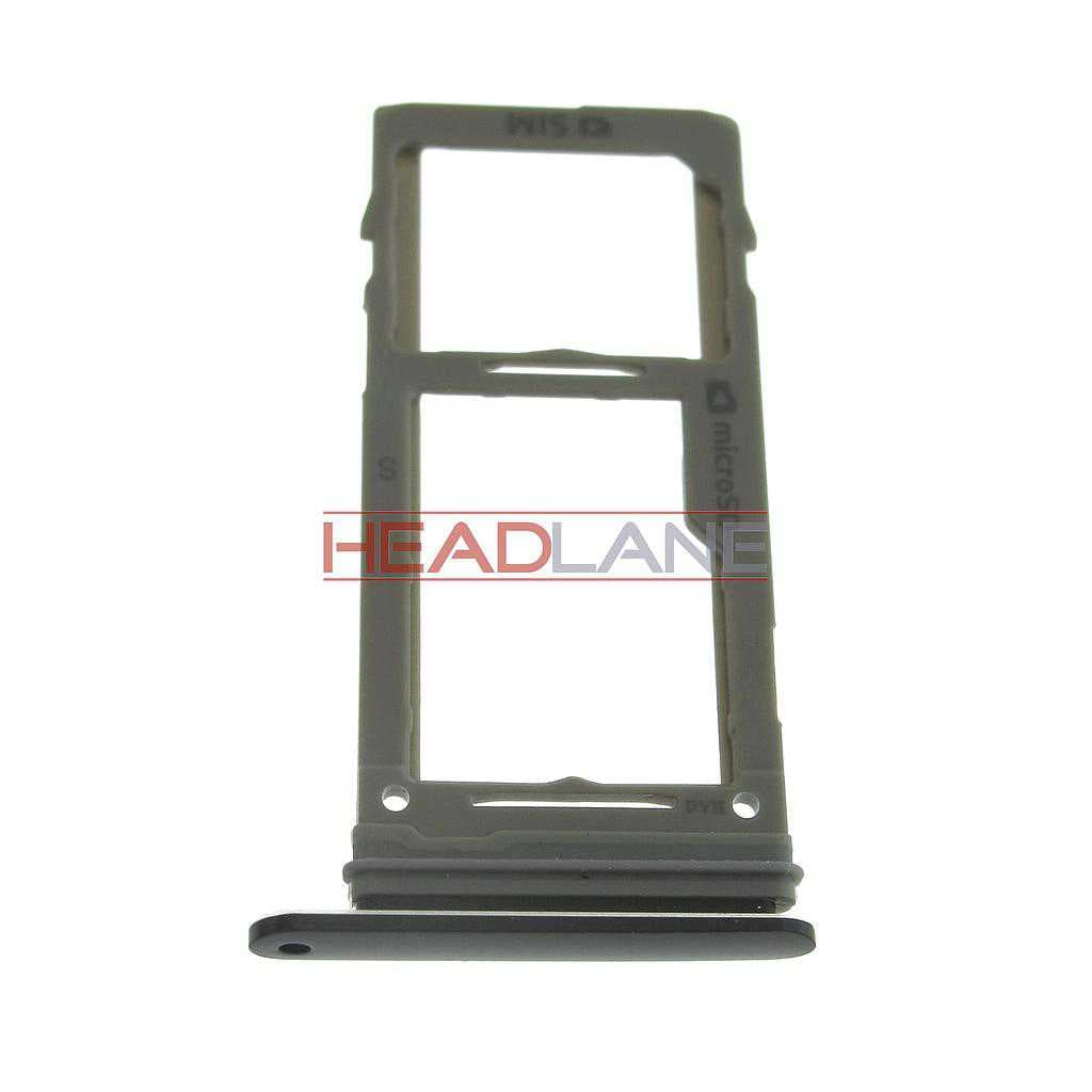 Samsung SM-G965F Galaxy S9+ Single SIM Card Tray - Black - GH98-42576A - Samsung Replacement Part