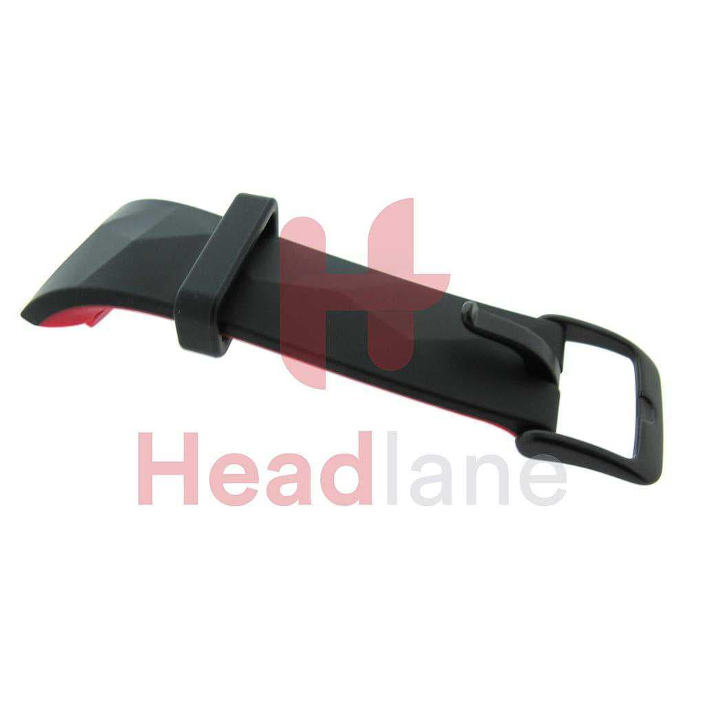 Samsung SM-R365 Galaxy Gear Fit2 Pro Buckle Strap Small - Black / Red - GH98-41596A - Samsung Replacement Part
