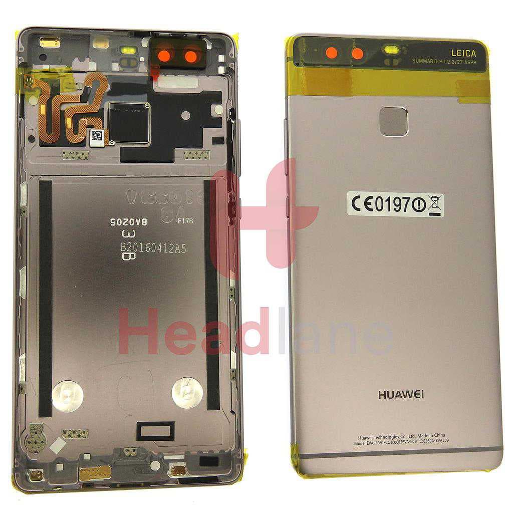 Huawei P9 Battery Cover - Titan Grey - 02350RPN - Huawei Replacement Part