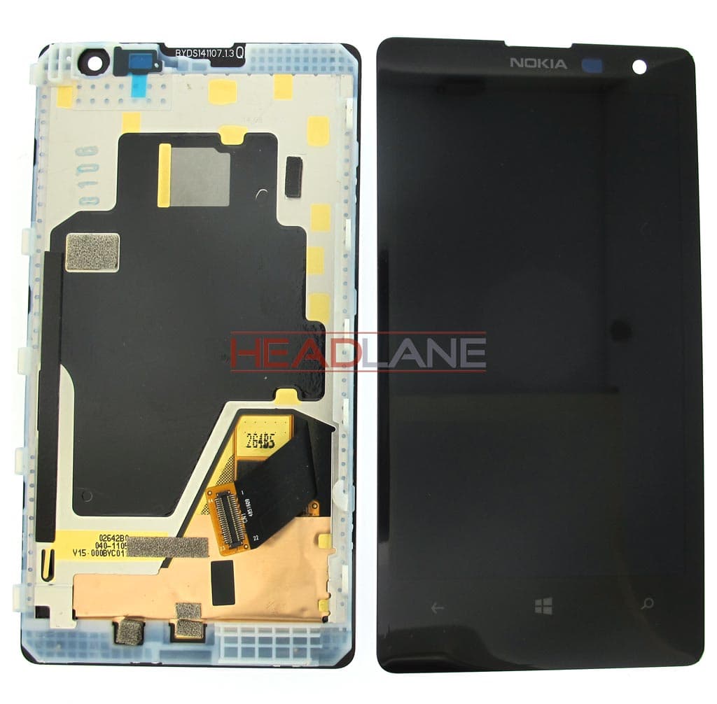 Microsoft Lumia 1020 LCD Display / Touch Screen - 00810P0 - Microsoft Replacement Part