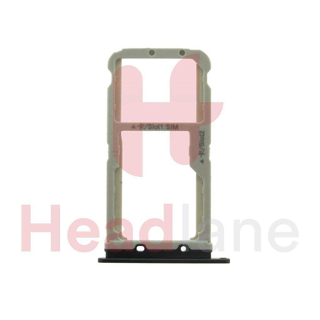Huawei Honor 9 Memory / SIM Card Tray - Black - 51661FVB - Huawei Replacement Part