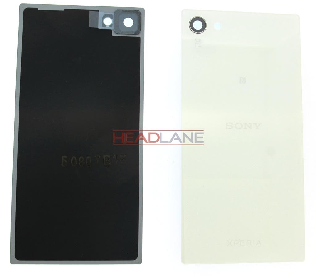 Sony E5803 Xperia Z5 Compact Battery Cover - White - 1295-4881 - Sony Replacement Part