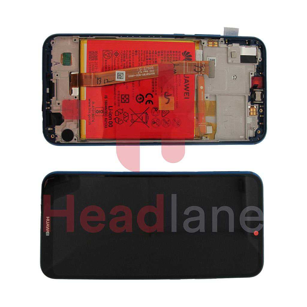 Huawei P20 Lite LCD Display / Screen + Touch + Battery - Blue - 02351XUA - Huawei Replacement Part
