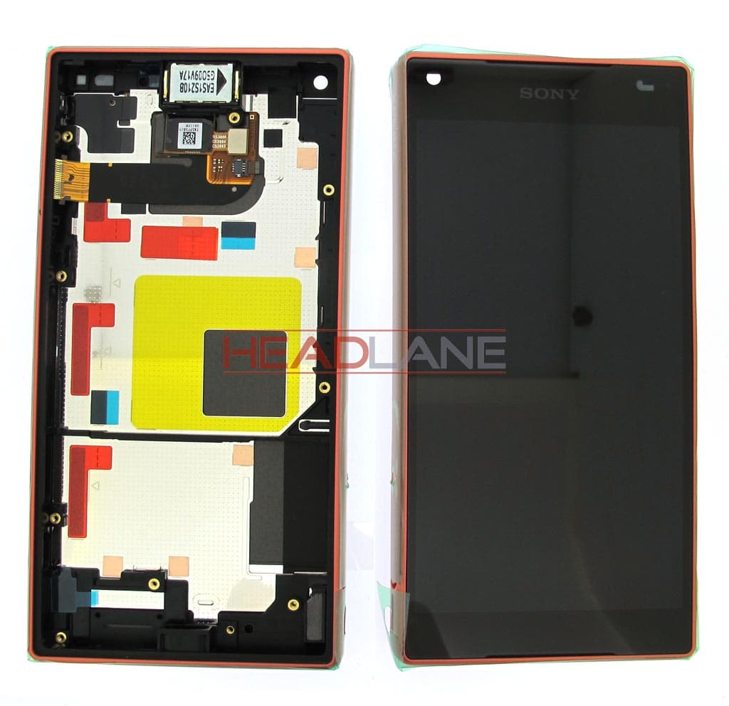 Sony E5803 Xperia Z5 Compact LCD Display / Screen + Touch - Coral - 1297-3734 - Sony Replacement Part