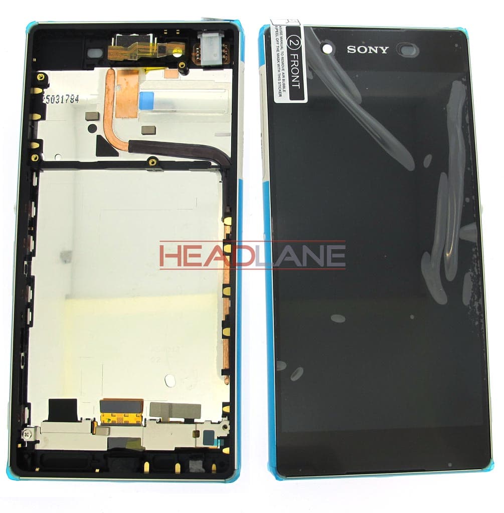 Sony E6533 Xperia Z3+ Dual LCD Display / Screen + Touch - Aqua - 1293-8542 - Sony Replacement Part