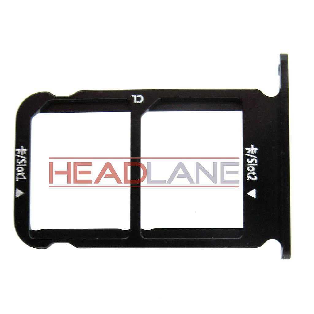 Huawei Honor 10 SIM Card Tray - Black - 51661HYW - Huawei Replacement Part