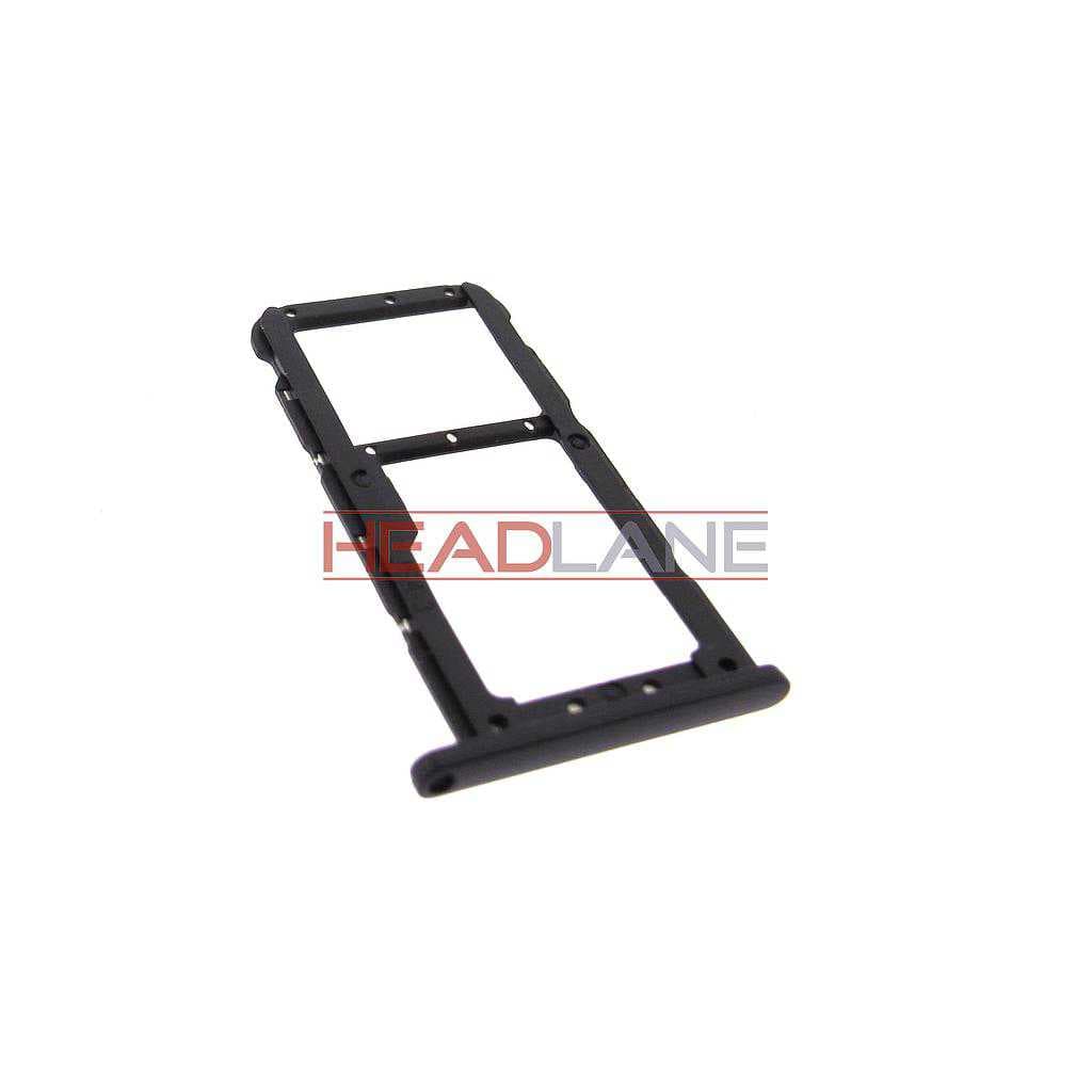 Huawei P20 Lite SIM/SD Card Tray - Black - 51661HKK - Huawei Replacement Part