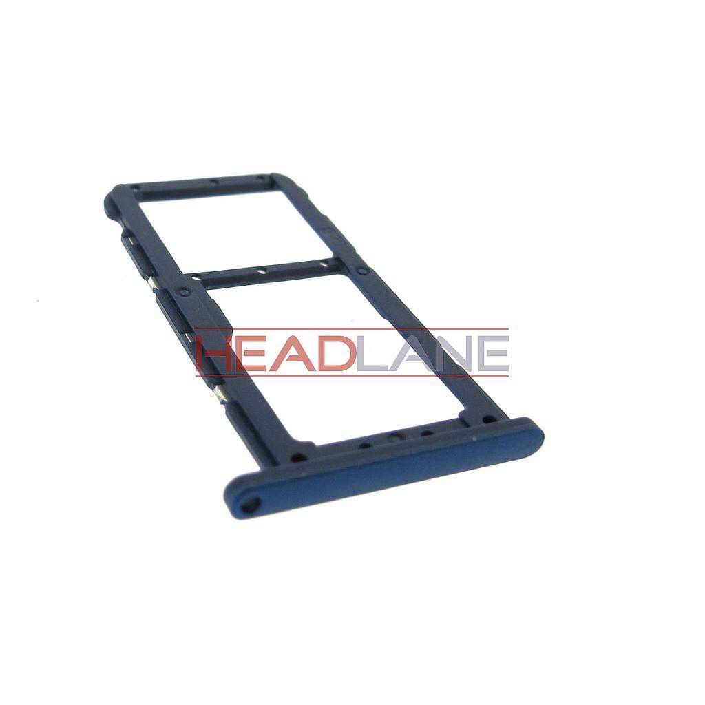 Huawei P20 Lite SIM/SD Card Tray - Blue - 51661HKL - Huawei Replacement Part