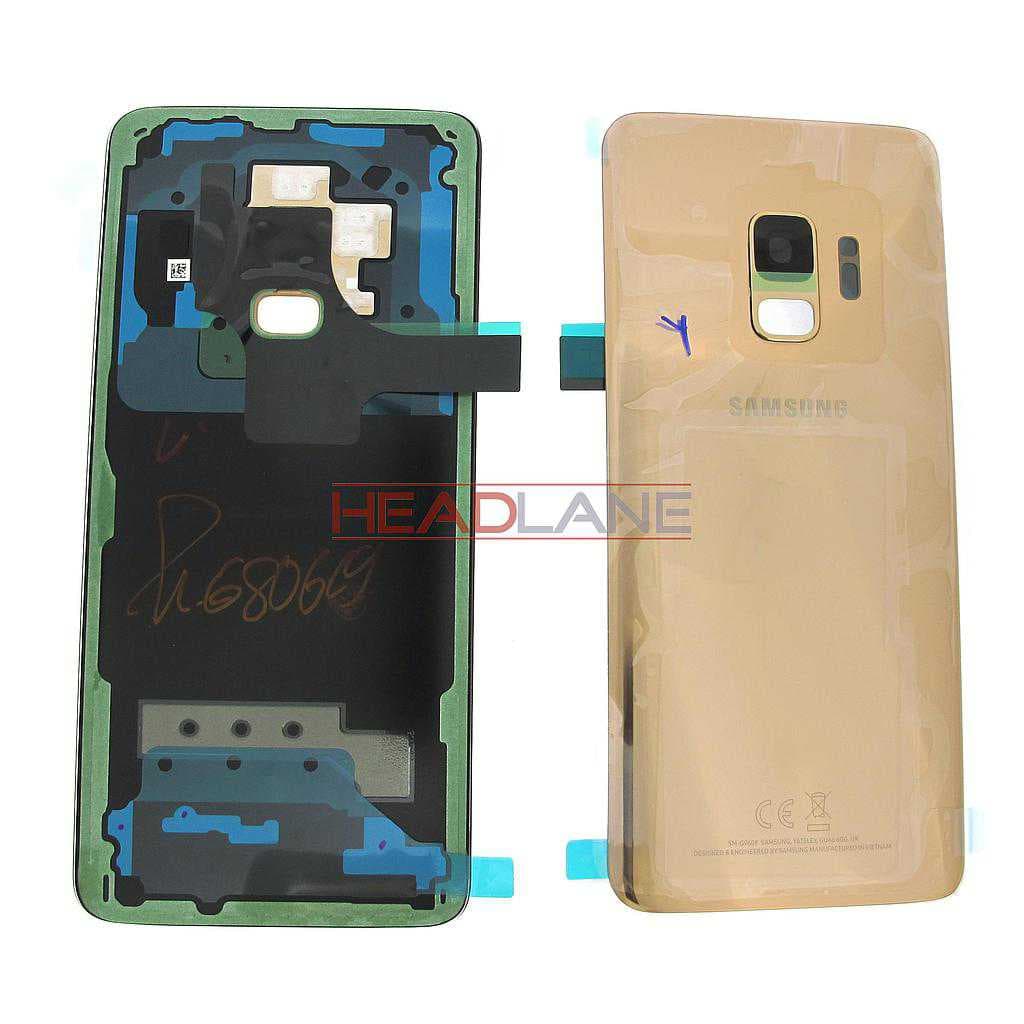 Samsung SM-G960F Galaxy S9 Single SIM Battery Cover - Gold - GH82-15865E - Samsung Replacement Part