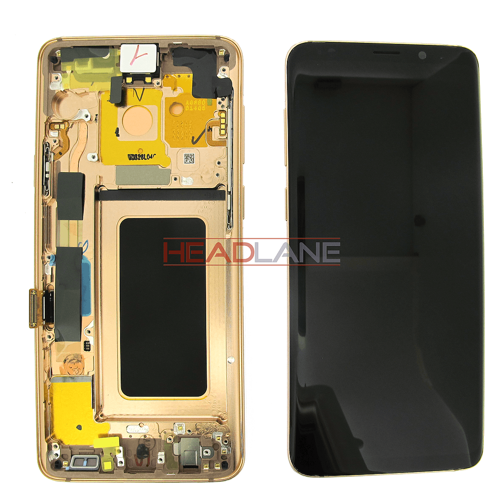 Samsung SM-G965F Galaxy S9+ LCD Display / Screen + Touch - Gold - GH97-21691E