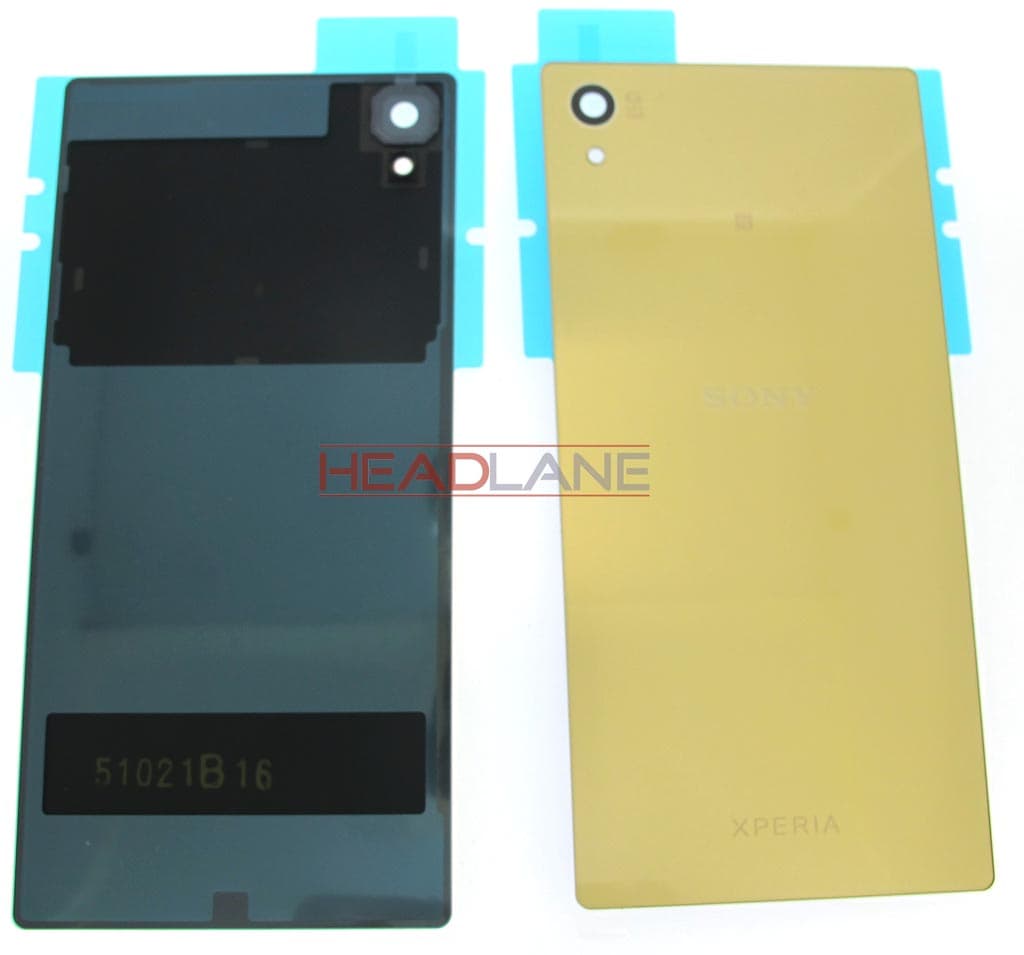 Sony E6653 Xperia Z5 Battery Cover - Gold - 1295-1378 - Sony Replacement Part