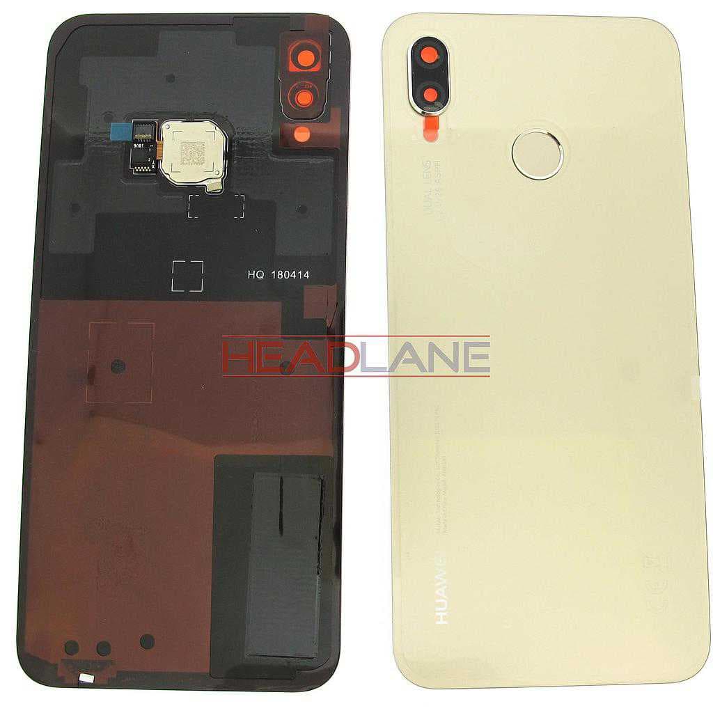 Huawei P20 Lite Back / Battery Cover - Gold - 02351WTG - Huawei Replacement Part
