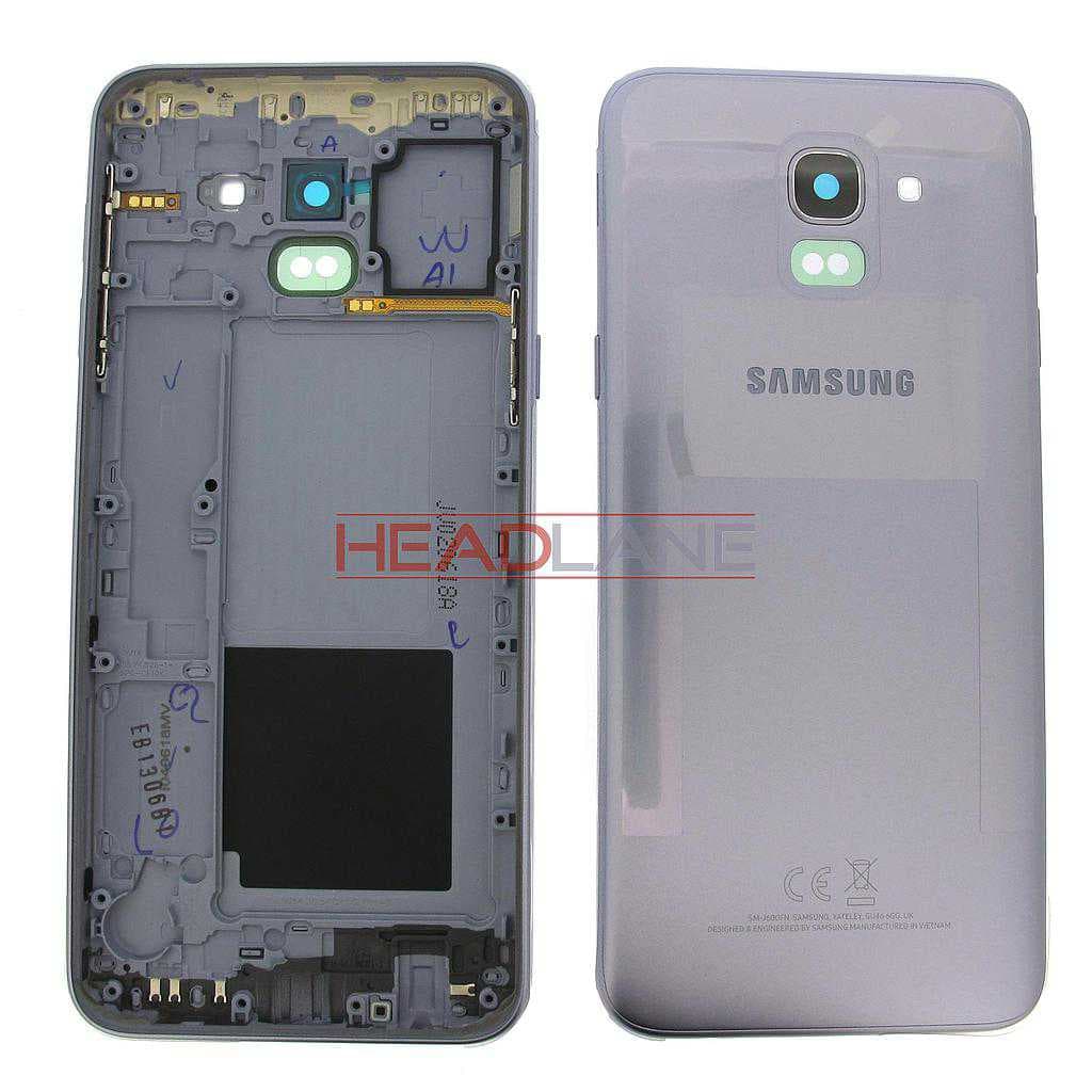 Samsung SM-J600 Galaxy J6 (2018) Back / Battery Cover - Lavender - GH82-16867B - Samsung Replacement Part