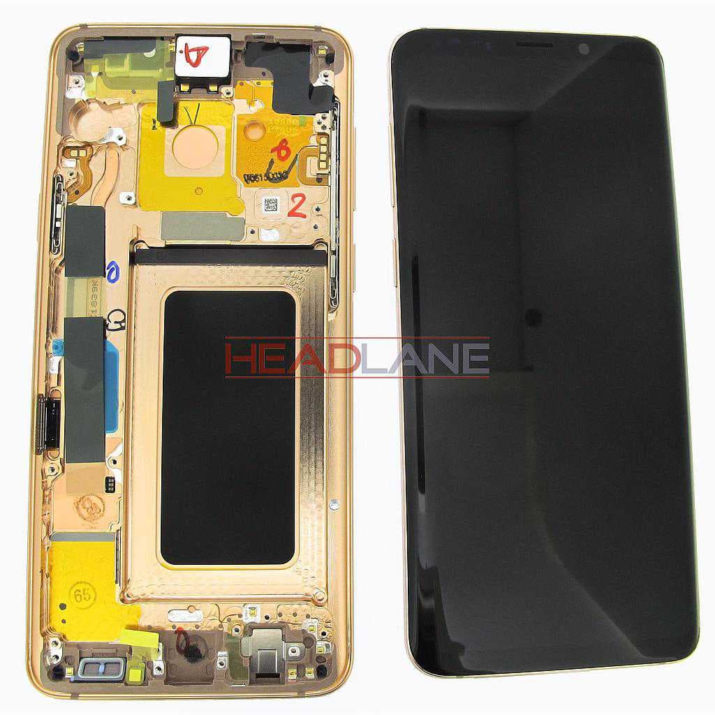 Samsung SM-G965F Galaxy S9+ LCD Display / Screen + Touch - Gold - GH97-21692E - Samsung Replacement Part