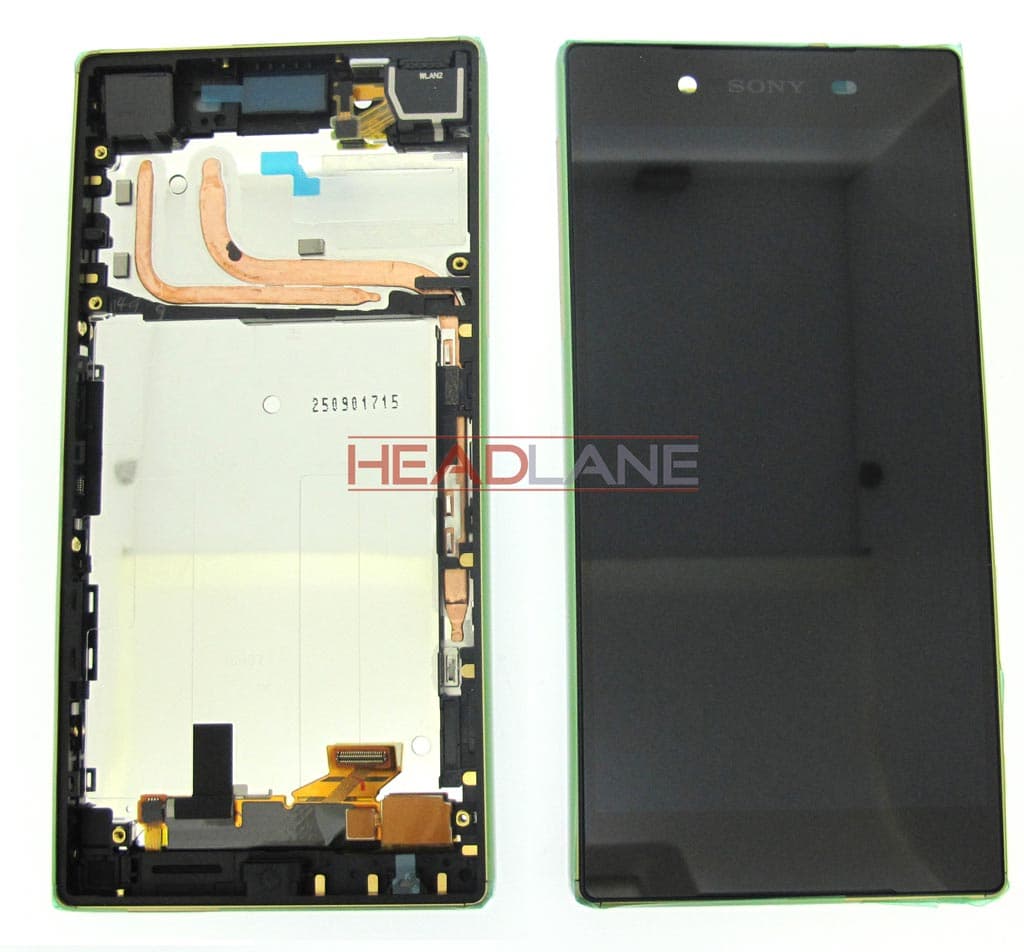 Sony E6653 Xperia Z5 LCD Display / Screen + Touch - Gold - 1296-1895 - Sony Replacement Part