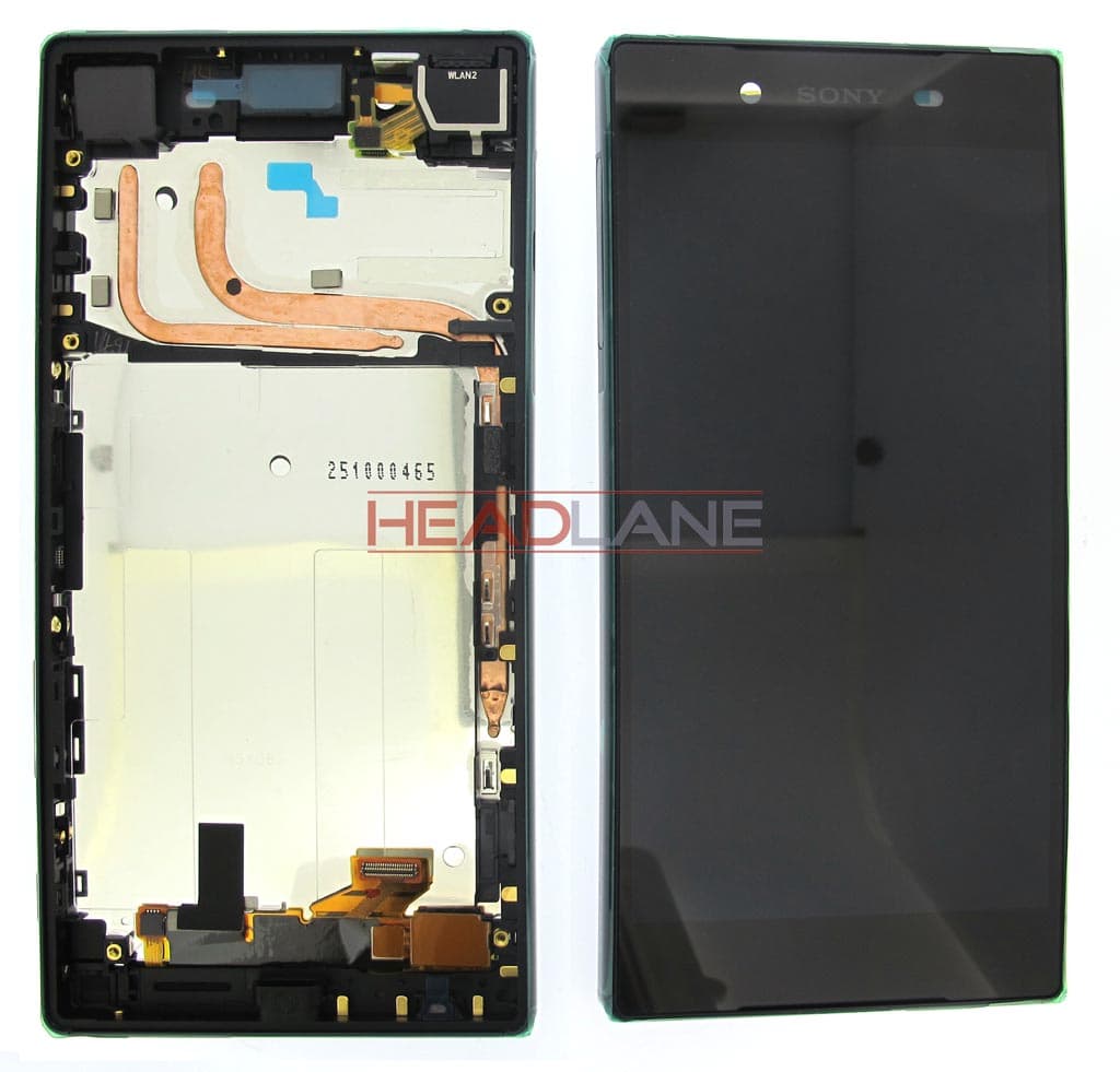 Sony E6653 Xperia Z5 LCD Display / Screen + Touch - Green - 1296-1896 - Sony Replacement Part