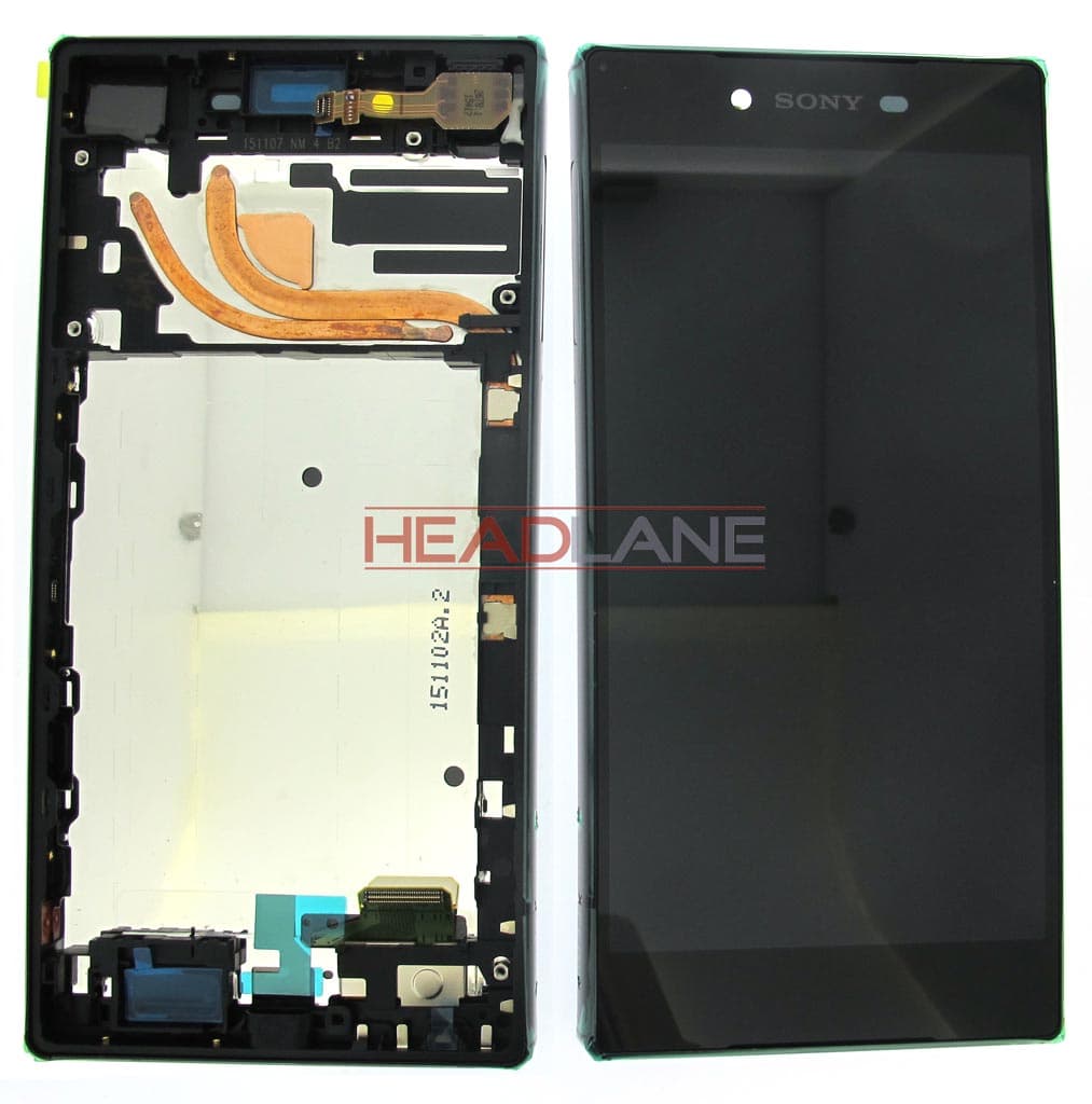 Sony E6853 Xperia Z5 Premium LCD Display / Screen + Touch - Black - 1299-0613 - Sony Replacement Part