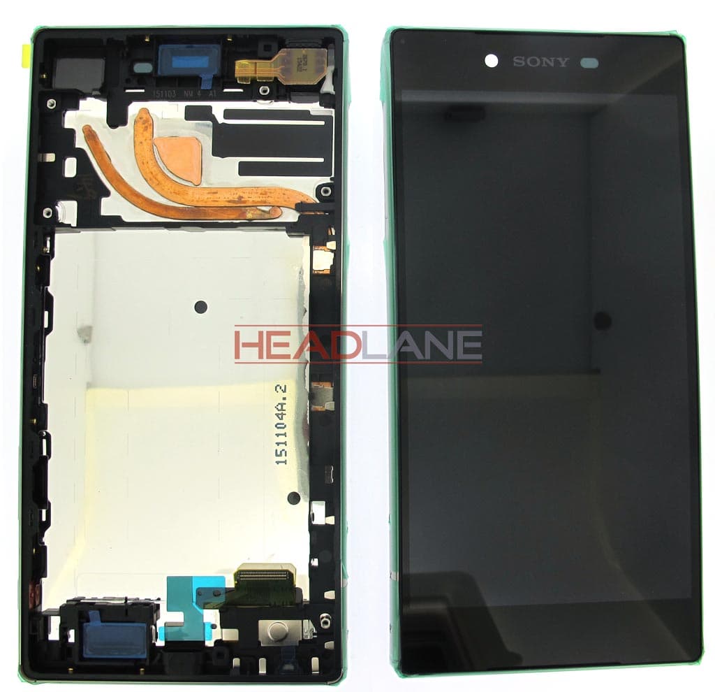 Sony E6853 Xperia Z5 Premium LCD Display / Screen + Touch - Chrome - 1299-0614 - Sony Replacement Part