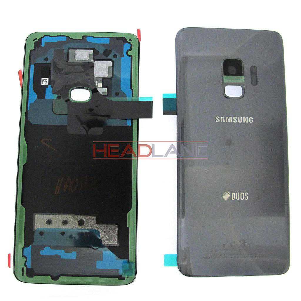 Samsung SM-G960F Galaxy S9 Hybrid SIM Battery Cover - Grey - GH82-15875C - Samsung Replacement Part