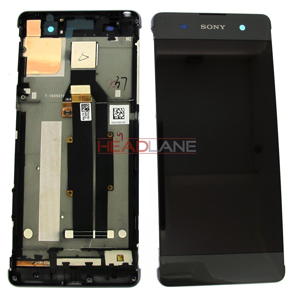Sony F3111 Xperia XA/F3112 LCD Display / Screen + Touch - Black - 78PA3100010 - Sony Replacement Part