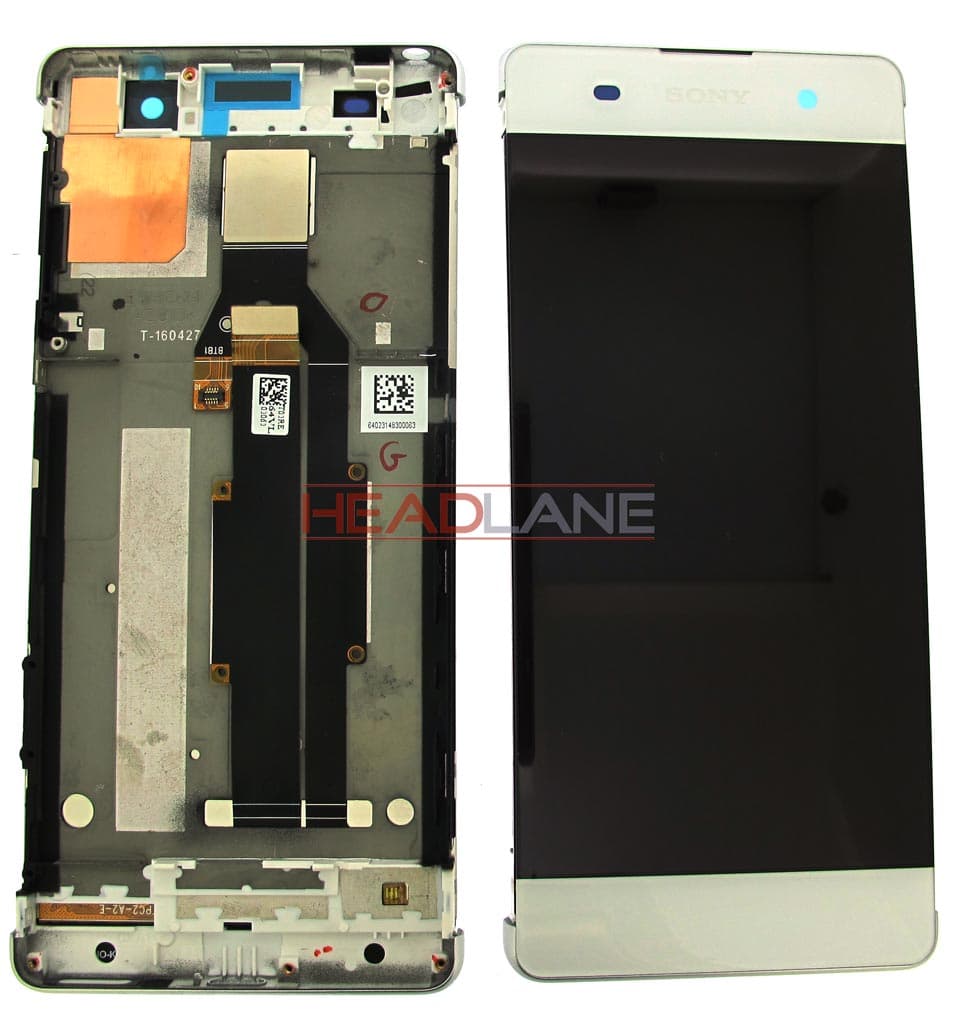 Sony F3111 Xperia XA/F3112 LCD Display / Screen + Touch - White - 78PA3100080 - Sony Replacement Part
