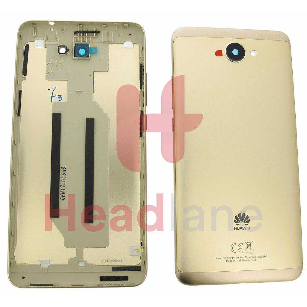 Huawei Y7 (2017) Battery / Back Cover - Gold - 02351GES - Huawei Replacement Part