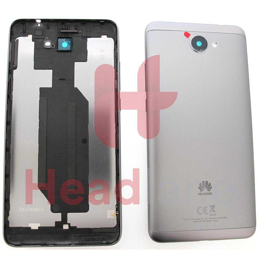 Huawei Y7 (2017) Back / Battery Cover - Grey - 02351GVV - Huawei Replacement Part