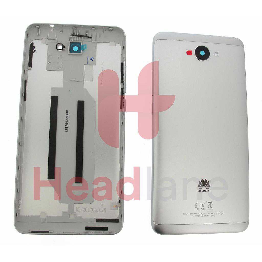 Huawei Y7 (2017) Battery / Back Cover - Silver - 02351HFC - Huawei Replacement Part