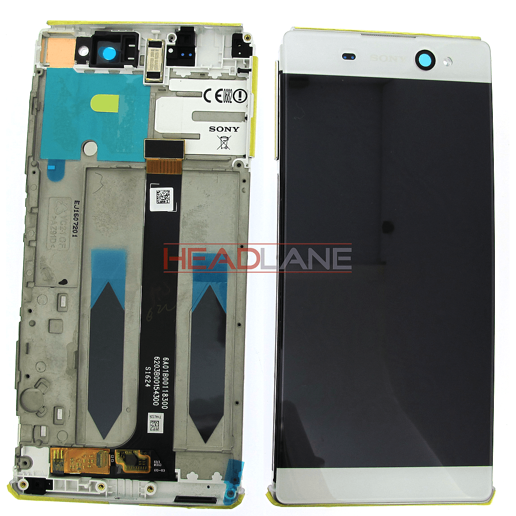 Sony F3211/F3212 Xperia XA Ultra LCD Display / Screen + Touch - White - A/8CS-59290-0002 - Sony Replacement Part