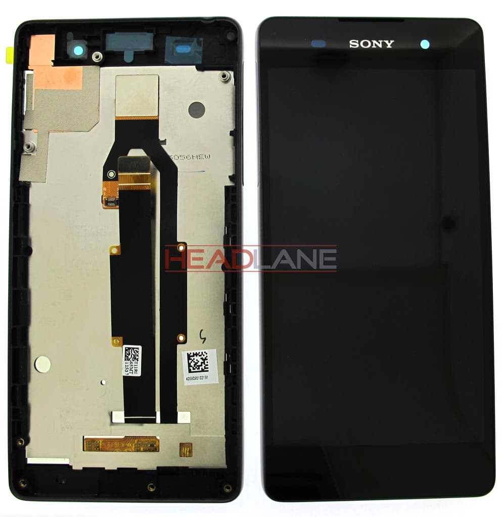 Sony F3311 Xperia E5 LCD Display / Screen + Touch - Black - 78PA4100020 - Sony Replacement Part