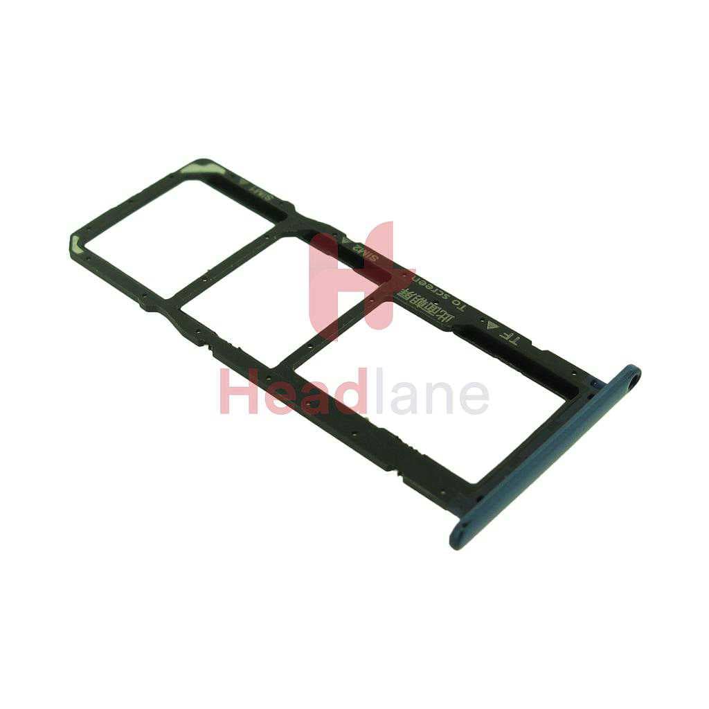 Huawei Honor 7A Pro / Honor 7C / Y6 (2018) SIM / Memory Card Tray - Blue - 97070TTM - Huawei Replacement Part