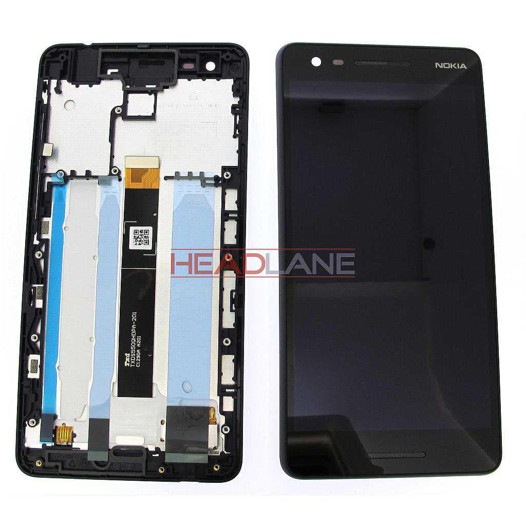 Nokia 2.1 LCD Display / Screen + Touch - Dark Blue - 20E2MLW0001 - Nokia (HMD) Replacement Part