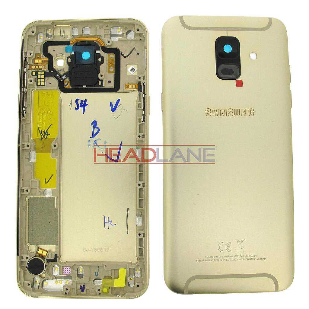 Samsung SM-A600 Galaxy A6 (2018) Battery Cover - Gold (Dual SIM) - GH82-16421D - Samsung Replacement Part