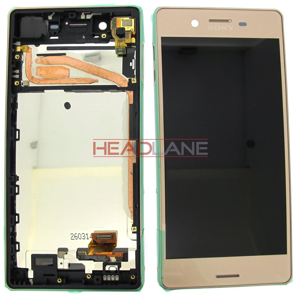 Sony F5121 / F5122 Xperia X LCD Display / Screen + Touch - Rose - 1302-4799 - Sony Replacement Part