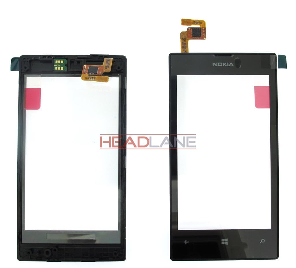 Microsoft Lumia 520 / 525 Touch Screen / Digitizer - Black - 00809L1 - Microsoft Replacement Part