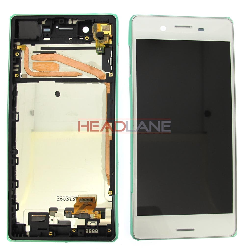 Sony F5121 / F5122 Xperia X LCD Display / Screen + Touch - White - 1302-4795 - Sony Replacement Part