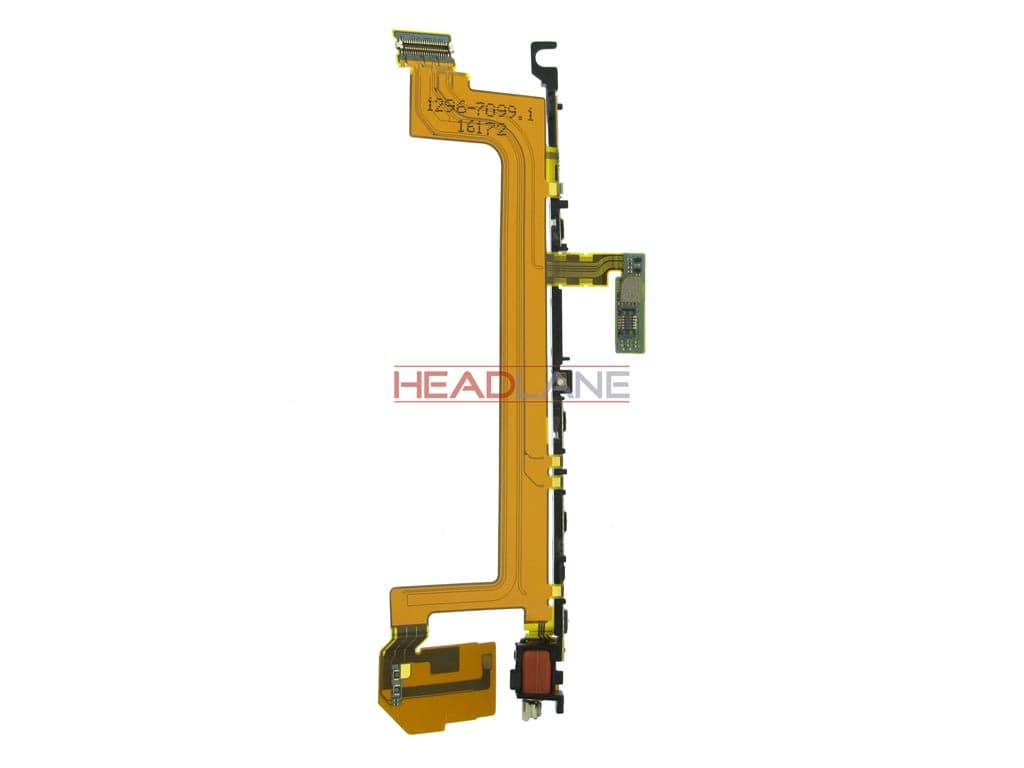 Sony F5121 / F5122 Xperia X Side Key Flex - 1296-7099 - Sony Replacement Part