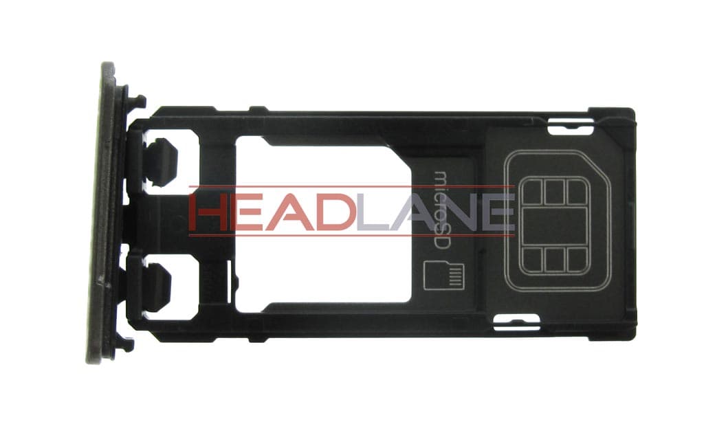 Sony F5121 Xperia X SIM Tray Cap (Single SIM) - Black - 1302-4830 - Sony Replacement Part