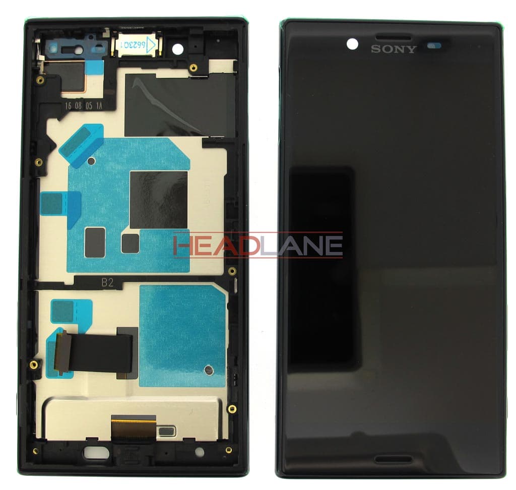 Sony F5321 Xperia X Compact LCD Display / Screen + Touch - Black - 1304-1869 - Sony Replacement Part