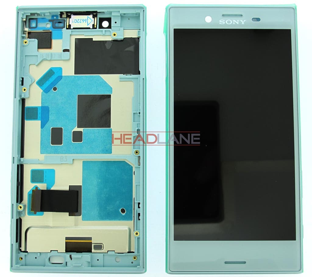 Sony F5321 Xperia X Compact LCD Display / Screen + Touch - Blue - 1304-1872 - Sony Replacement Part
