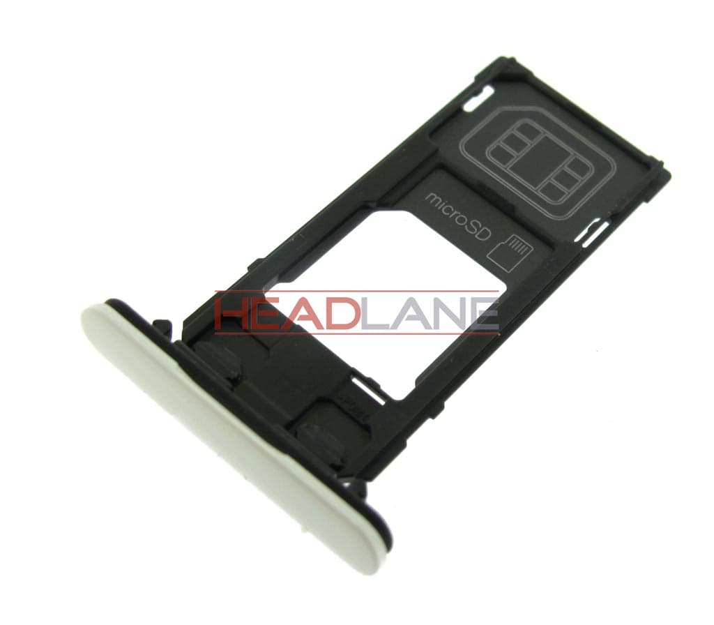 Sony F5321 Xperia X Compact SIM Tray - White - 1304-1919 - Sony Replacement Part